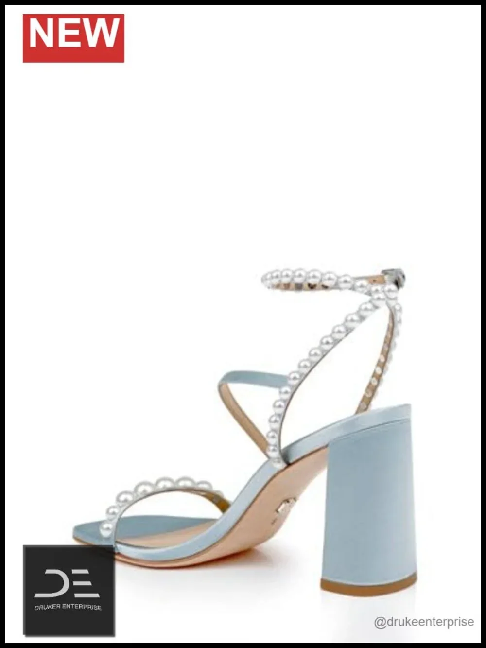 Badgley Mischka Jordyn Women's Heeled Sandals Silk Upper Block Heel Ankle Strap